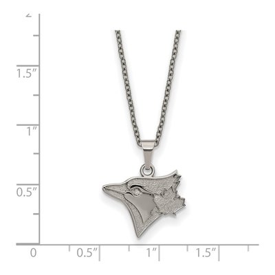 Toronto Blue Jays Stainless Steel Pendant Necklace – view 3