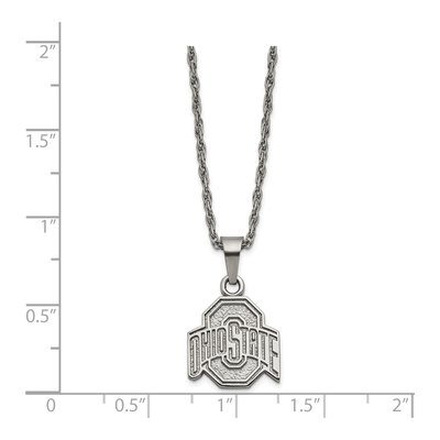 Ohio State Stainless Steel Pendant Necklace – view 2