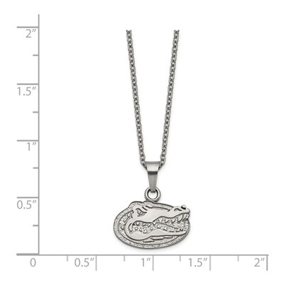 University of Florida Stainless Steel Gator Pendant – view 2