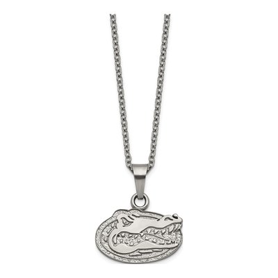 University of Florida Stainless Steel Gator Pendant