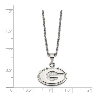 University of Georgia Stainless Steel Letter G Necklace – view 2
