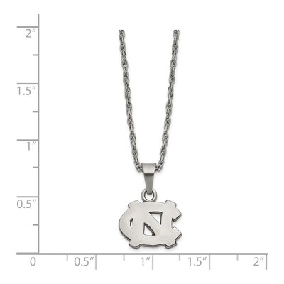 University of North Carolina Stainless Steel UNC Tar Heels Pendant – view 2