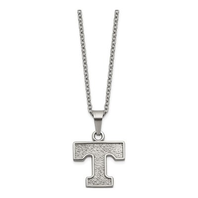 University of Tennessee Stainless Steel Letter T Pendant