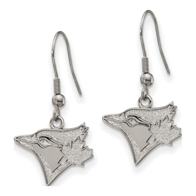 Toronto Blue Jays Stainless Steel Dangle Earrings – view 3