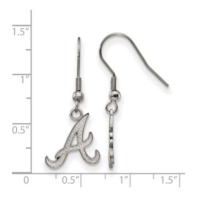 Atlanta Braves Stainless Steel Dangle Earrings – view 4