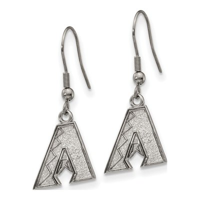 Arizona Diamondbacks Stainless Steel Dangle Earrings – view 3