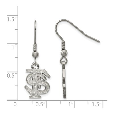 Florida State University Stainless Steel Dangle Earrings – view 2