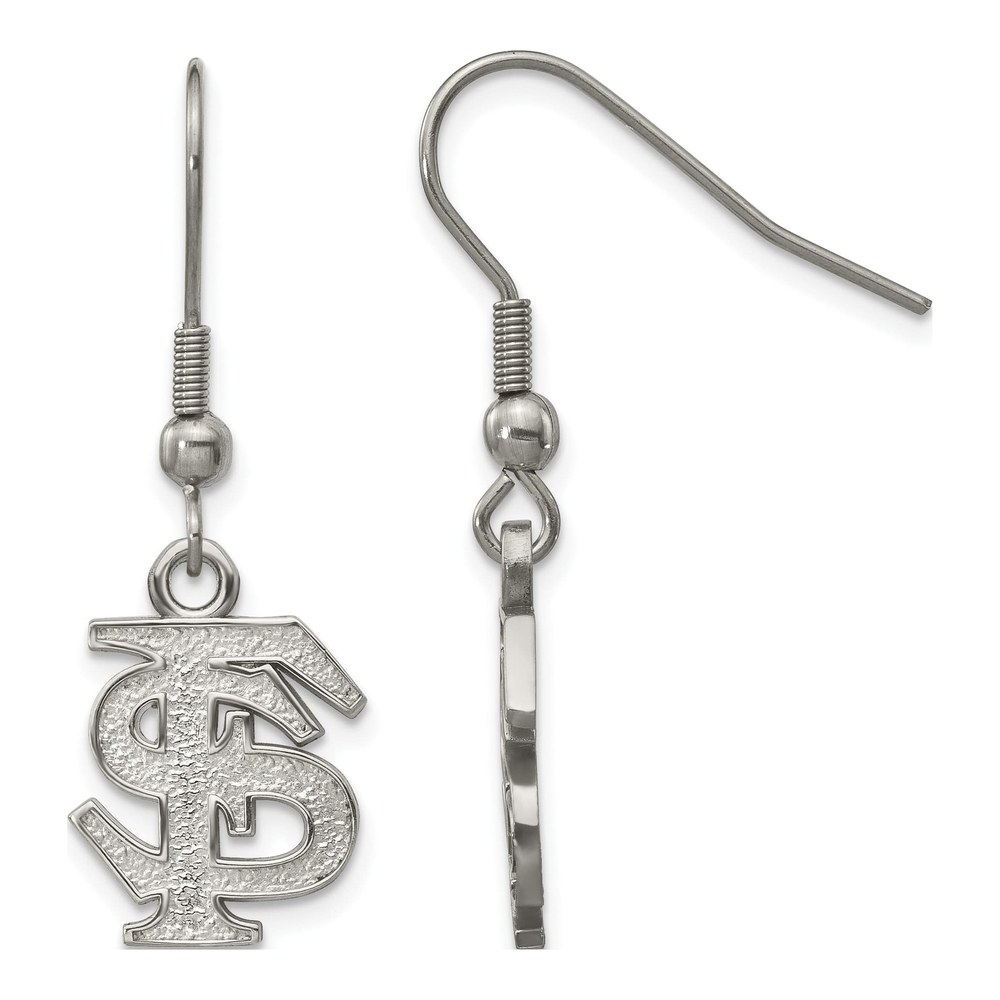 Florida State University Stainless Steel Dangle Earrings