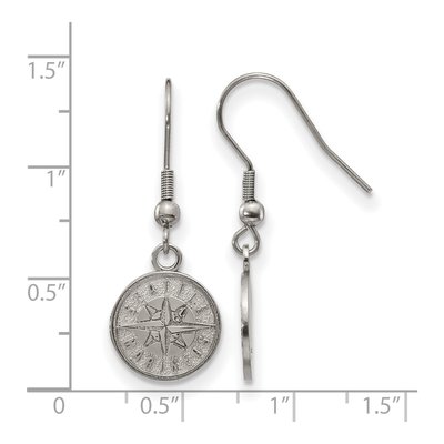 Seattle Mariners Stainless Steel Dangle Earrings – view 4