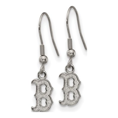 Boston Red Sox Stainless Steel Dangle Earrings – view 3