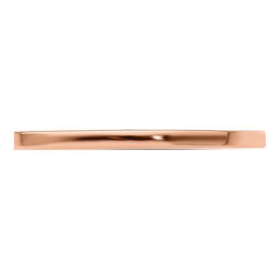 14K Rose Gold 1.2mm Stackable Wedding Band – view 5