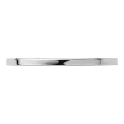 14K White Gold 1.2mm Stackable Wedding Band – view 5