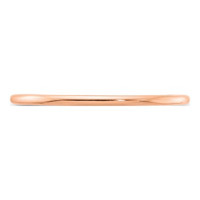 14K Rose Gold 1.2mm Thin Stackable Wedding Band – view 4