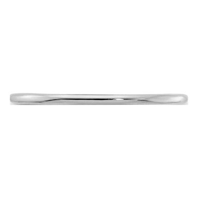 14K White Gold 1.2mm Stackable Wedding Band – view 4