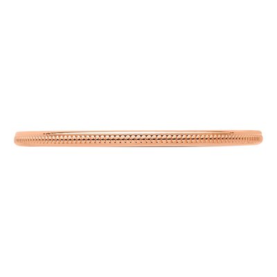 14K Rose Gold 1.2mm Milgrain Stackable Wedding Band – view 5
