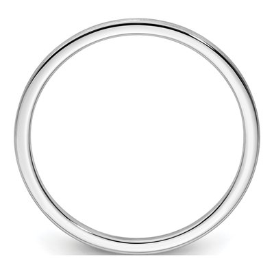 14K White Gold 1.2mm Stackable Wedding Band – view 3
