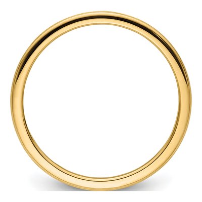 14K Yellow Gold 1.2mm Stackable Wedding Band – view 3