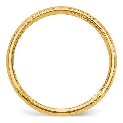 14K Yellow Gold 2mm Stackable Wedding Band – view 2