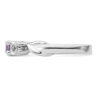 Sterling Silver Purple Topaz Joanna Ring – view 3