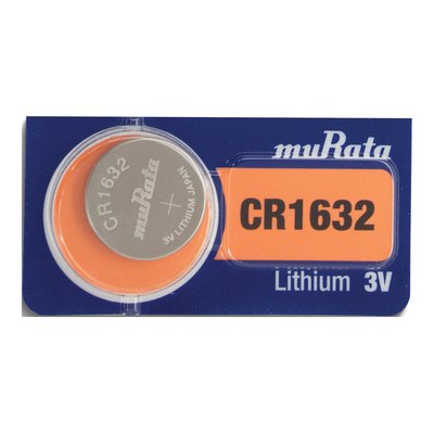 Type 1632 MuRata Lithium Watch Batteries, Pkg/5 – view 2