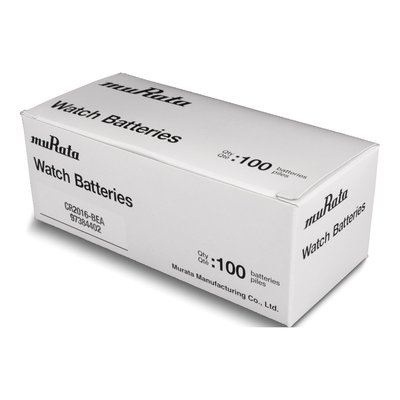 Type 2016 MuRata Lithium Watch Batteries, Pkg/5 – view 3