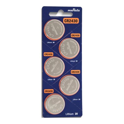 Type 2430 MuRata Watch Batteries, Pack of 5