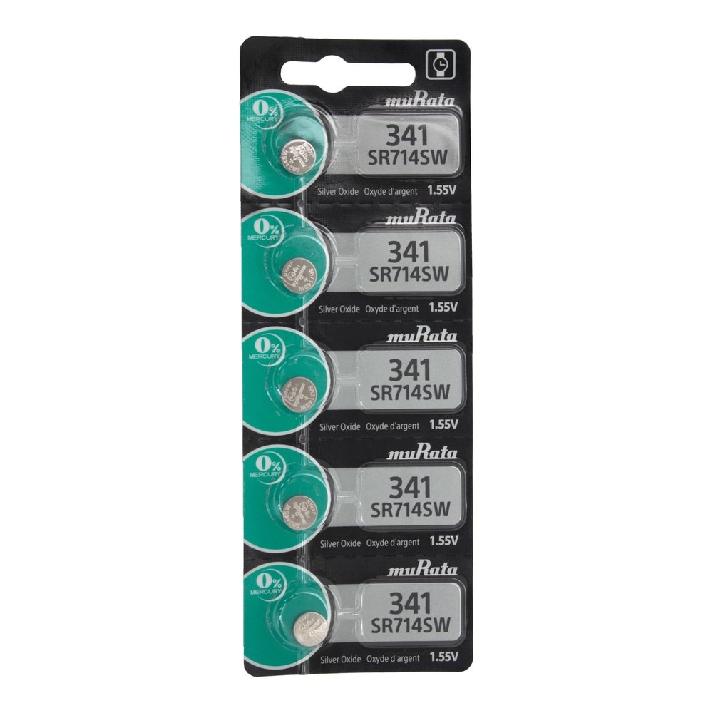 MuRata Type 341 Watch Batteries, Pkg of 5