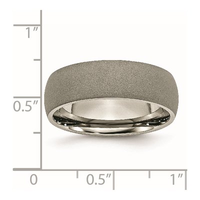 Titanium 7mm Comfort-Fit Wedding Band – view 8