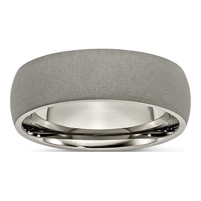 Titanium 7mm Comfort-Fit Wedding Band