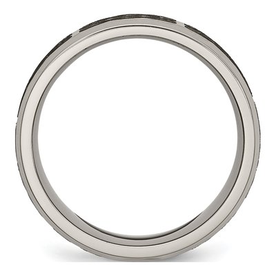 Titanium 8mm Celtic Laser Design Wedding Band – view 4