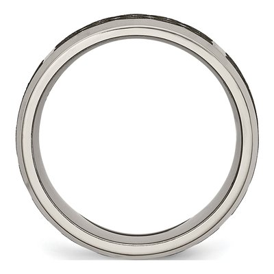 Titanium 8mm Celtic Laser Design Wedding Band – view 4