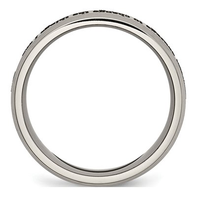 Titanium 8mm Serenity Wedding Band – view 4