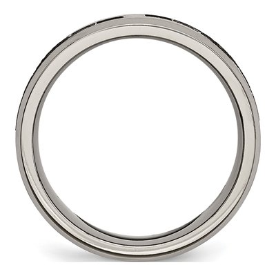 Titanium 8mm Claddagh Wedding Band – view 4