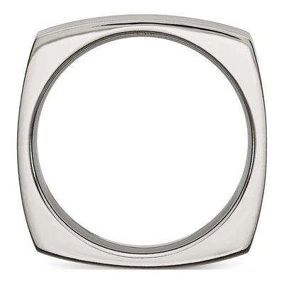 Titanium 6mm Square Wedding Band – view 3