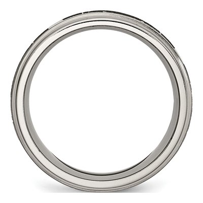 Titanium 8mm Claddagh Wedding Band – view 4