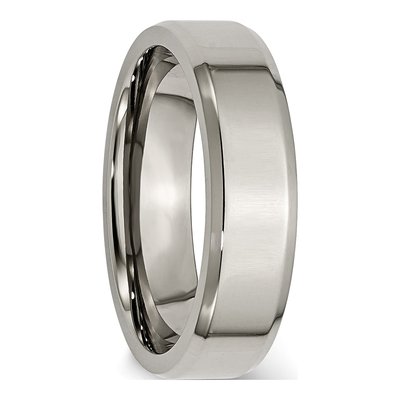 Titanium 6mm Comfort-Fit Wedding Band – view 7