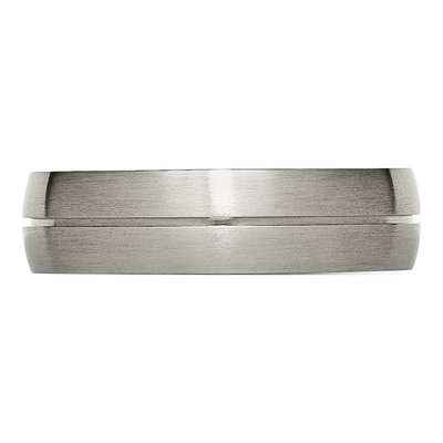 Titanium 6mm Grooved Wedding Band – view 5