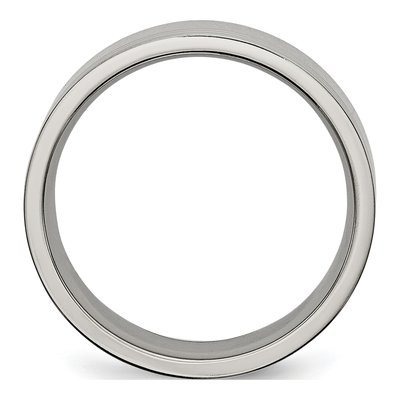 Titanium 6mm Grooved Wedding Band – view 3