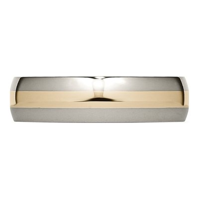 Titanium & 14K Gold 6mm Inlay Wedding Band – view 4