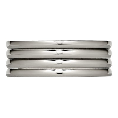 Titanium 8mm Grooved Wedding Band – view 4