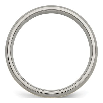 Titanium & 14K Gold 5mm Wedding Band – view 3