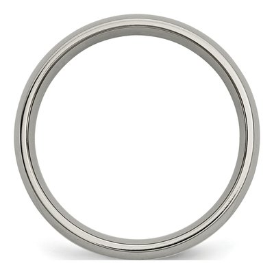Titanium & 14K Gold 5mm Inlay Wedding Band – view 2