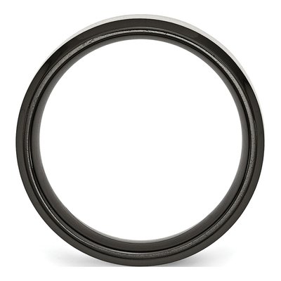 Black Titanium 8mm Comfort-Fit Wedding Band – view 4