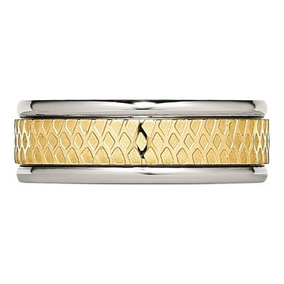 Titanium 8mm IP Wedding Band – view 4