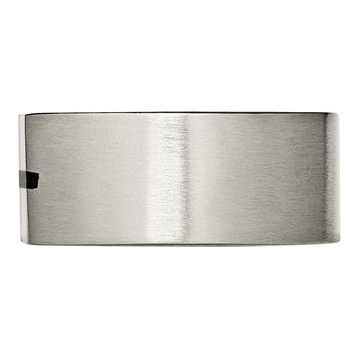 Titanium 10mm Black Enamel Cross Wedding Band – view 4