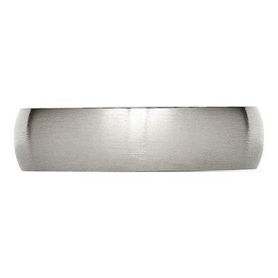 Titanium 6mm Half Round Comfort-Fit Wedding Band – view 4
