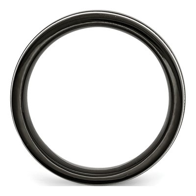 Black Titanium 8mm Wedding Band – view 3