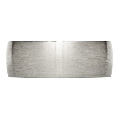 Titanium 8mm Half Round Wedding Band – view 4