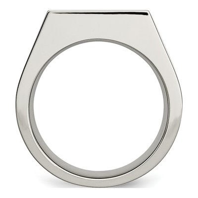 Titanium 1/20 ct tw Diamond Wedding Band – view 3