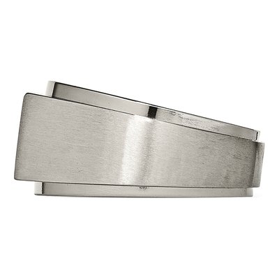 Titanium 1/20 ct tw Diamond Signet Wedding Band – view 5